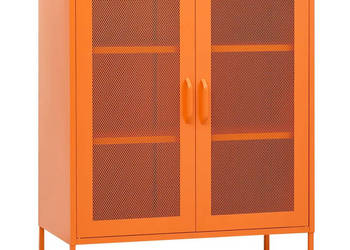 Szafka pomarańczowa 80x35x1015 cm stalowa WM-336174