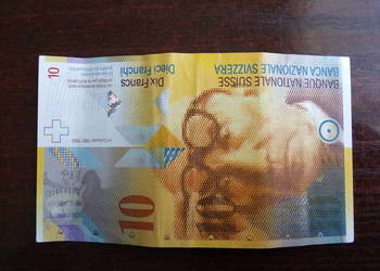 Banknot 10 franków Szwajcaria