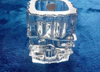 Świecznik - wazonik Abstract, Sklo Union - Rosice, 1968r. Vladislav Urban.