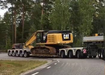 Transport koparek i maszyn budowlanych ponadnormatywny | Katowice