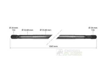 5108336 , 5148607 Wał kardana Fiat 140-90DT , 160-90 Ford 86