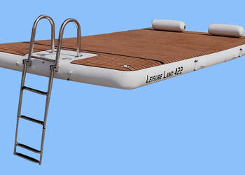 Maty pompowane / pomost bez pozwolenia  z workami stabilizującymi