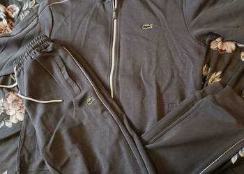 Komplet dresowy Lacoste regular fit - szary, rozmiar L promocja