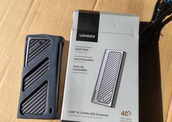 Ugreen Obudowa do dysku M.2 NVMe Sata 20Gbps Usb-c 3.2 Gen2*2 Aluminium