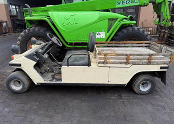 wózek platformowy elektryczny MELEX 48V długi z paką niesprawny
