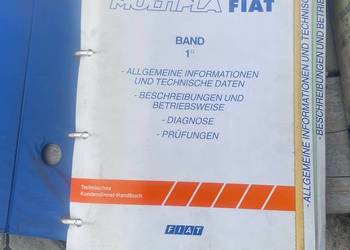 Fiat Multipla książki serwisowe