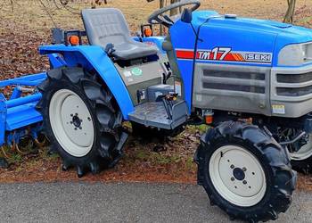 Mini Traktor ciągnik ogrodniczy Iseki z glebogryzarką jak yanmar, kubota