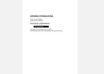 TAKEUCHI TB175W instrukcja obsługi dtr PL