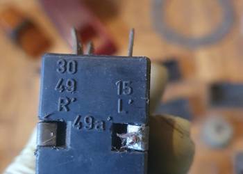 Przełącznik włącznik do świateł awaryjnych, wycieraczek Wartburg