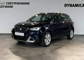 Seat Arona Xperience 1.0TSI 110KM M6 2022 r., salon PL, f-a VAT, gwar. fab…