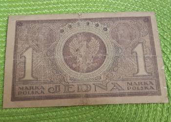 banknot polski 1 marka z 1919r