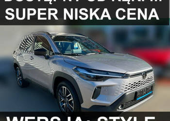 Toyota Corolla Cross Od ręki 140KM Hybryda Style Kamera Akt. Tempomat Supe…