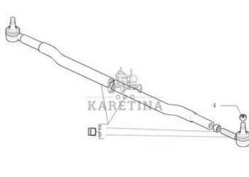 New Holland T7000 T7030 Kompletny Poprzeczny Drążek Kierowniczy CZĘŚCI 519…