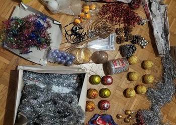 Bombki PRL stare ozdoby choinkowe szpic Bombki PRL stare ozdoby choinkowe s