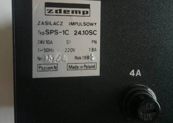 zasilacz impulsowy sps-1c , zdemp  ; 10A  24V