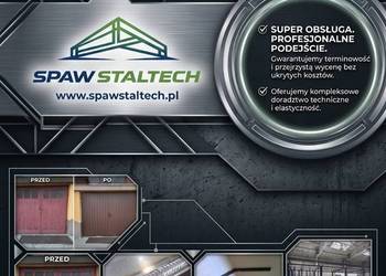 Spawanie kostrukcji stalowych , garaze pod klienta, wiaty,daszki balkonowe,