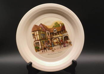 Pamiątkowy talerz z zabytkowej ceramiki Hornsea Pottery