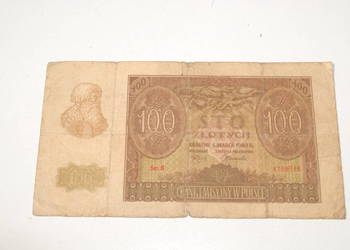 Stary banknot 100 złotych Polskich 1940 unikat kolekcjonerski