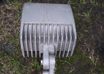 Zabytkowa lampa aluminiowa