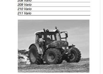 Fendt 207 208 209 210 211 Vario instrukcja obsługi PL