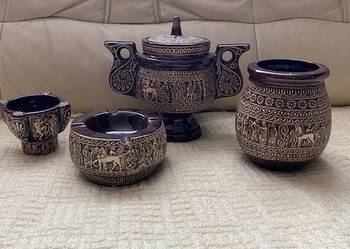 Stary ceramiczny zestaw. Stary ceramiczny zestaw.