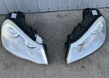 lewy i prawy reflektor ksenonowy Porsche Cayenne + przetwornice, lampy L+P