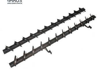 SYSTEM PROWADZĄCY ŻALUZJI TARASOWYCH SHUTTERS ALU 109cm CZARNY