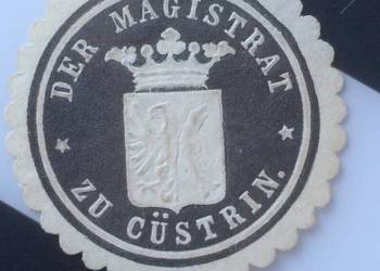 ( 995. ) Zalepka Niemiecka Kostrzyń