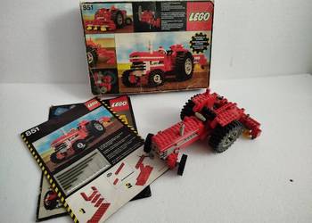 Zabytkowy Zestaw LEGO 851 pudełko Traktor