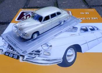 GAZ 12 ZIM limuzyna kultowe auta PRL model 1:43 deagostini nowy KaP
