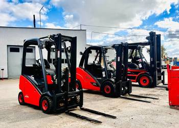 Linde H35 wózek widłowy używany 3.5 t Triplex Kabina przesuw UDT - Wynajem