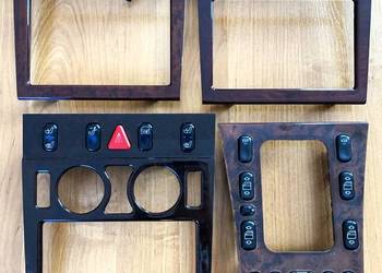 Ramki radia COMAND 2 DIN, lewarka Mercedes W210 E320 E430 E55 AMG