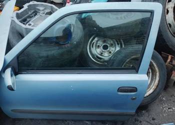 Drzwi lewe prawe Fiat Seicento jasnoniebieskie