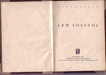 (4352) LEW TOŁSTOJ – ROMAN KARST