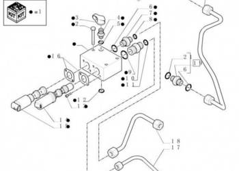 New Holland T6010 Zawór hydrauliczny 87315602