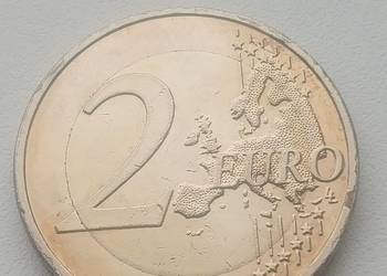 Niespotykane 2 euro koloru złotego całego Awersa
