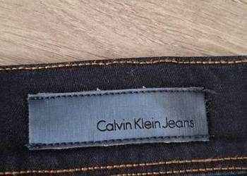 Jegginsy Calvin Klein rozm m jeansy skinny granatowe basic
