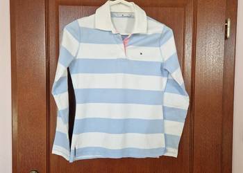 Bluza bawełniana w paski damska Tommy Hilfiger rozmiar XS/S