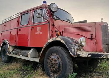 Zabytkowy Wóz Strażacki Mercedes TLF 311 4x4 Straż Star 244 Star 266 Jelcz