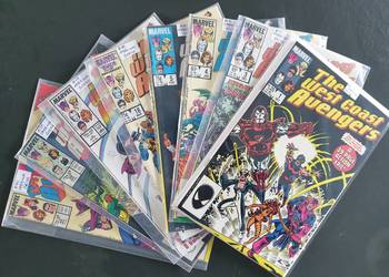 The West Coast Avengers - 8 komiksów Marvel USA 1985 rok