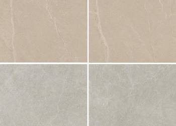 gres 59,8/59,8 U118 beige light grey szkliwiony - matowy - satynowy