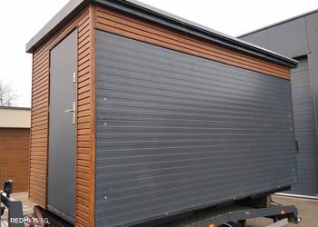 Kontener stróżówka. Pawilon