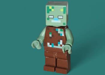Lego Minecraft Drowned Zombie MIN088