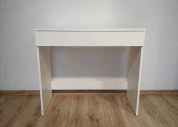 Białe biurko toaletka 90x40