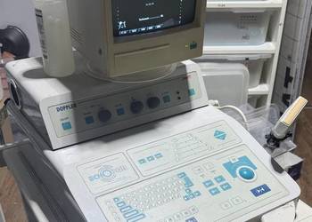 Aparat USG + 2 głowice + dodatkowy wyświetlacz i karton żelu