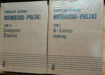 Podręczny słownik Niemiecko-Polski, Polsko-Niemiecki IV tomy WP