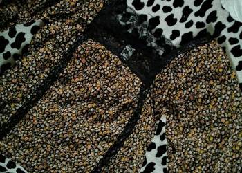 VILA bluzka  bluzeczka w kwiatki z czarną koronką NOWA! _ Xs VILA bluzka  bluzeczka w kwiatki z czarną koronką NOWA! _ Xs