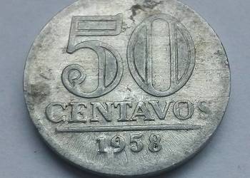BRAZYLIA 50 CENTAVOS 1958 r-AL-HERB