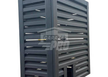 Osłona pompy ciepła 110x50x150 cm antracyt GP329