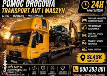 Pomoc drogowa, laweta 7 Ton , transport